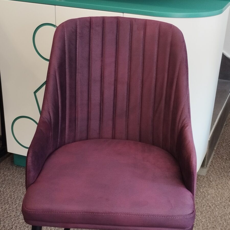 Wirth Chair — bordo baršun